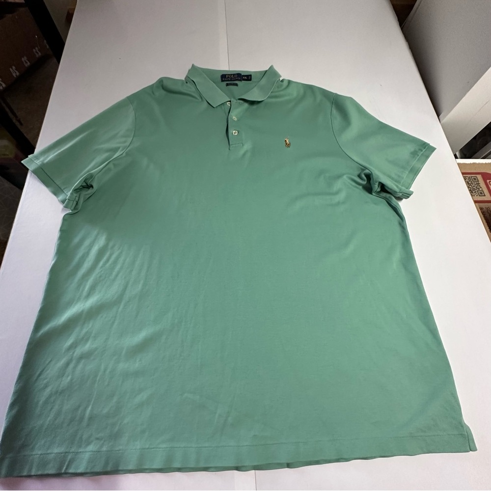Polo Ralph Lauren men’s size XXL classic fit polo short sleeve shirt (green) - Picture 7 of 12